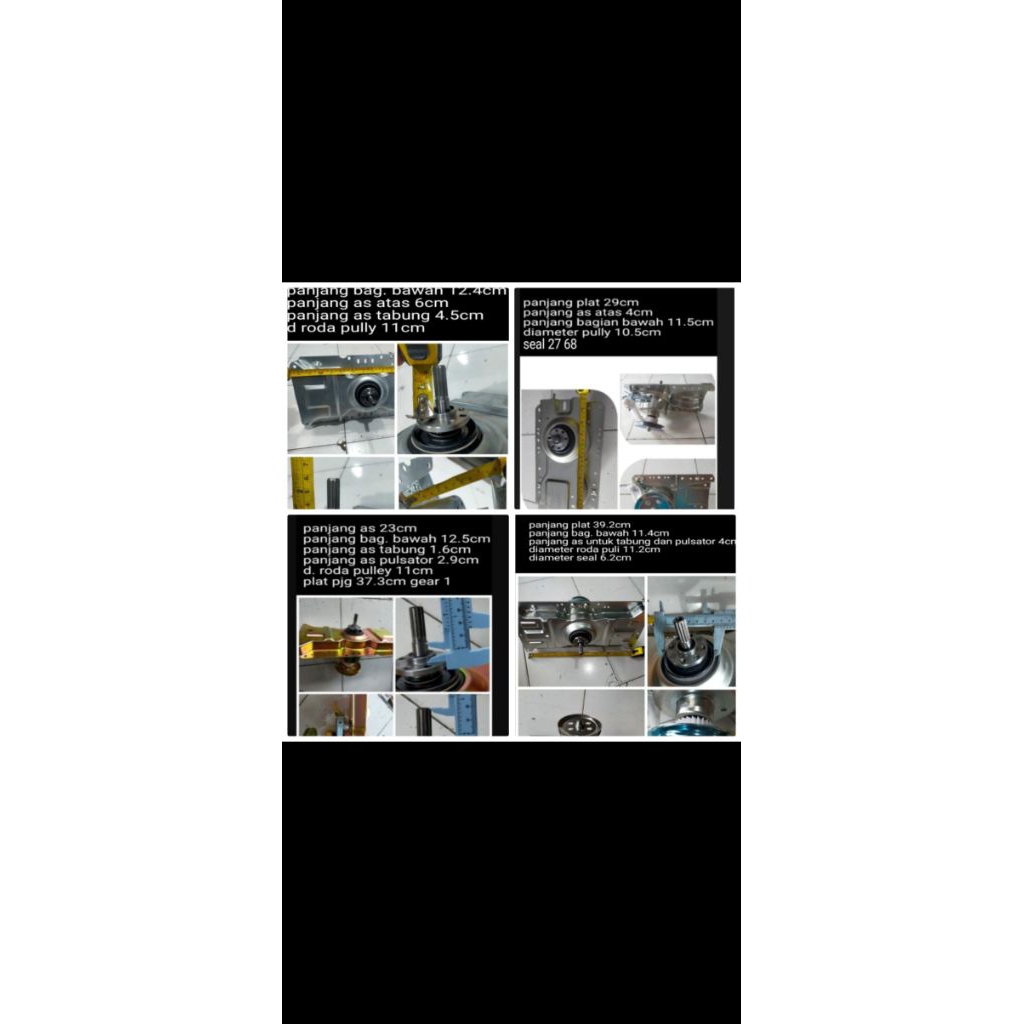 Gearbox gear box clutch girbox girbok mesin cuci sharp ES-F950P-GY ES F950P GY