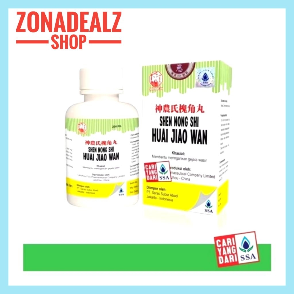 Obat Wasir Ambeien HUAI JIAO WAN ( bpom ) - Obat Cina ZONADEALZTOKOOBAT