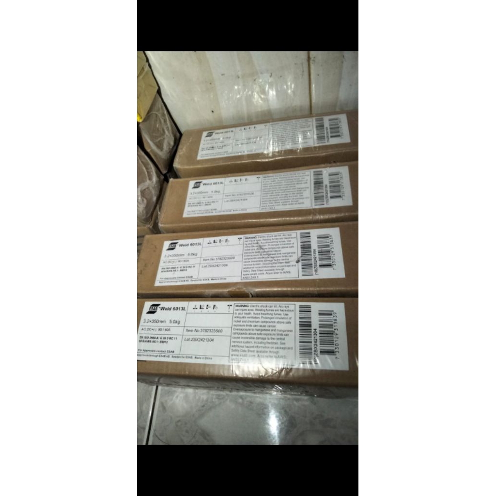 KAWAT LAS ESAB Weld 6013 Size. 3.2MM AWS E6013