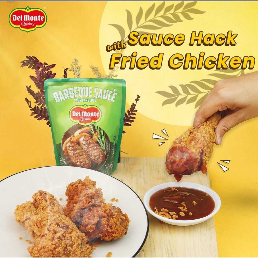 

Saus BBQ, Delmonte barbeque sauce pouch 250 gr