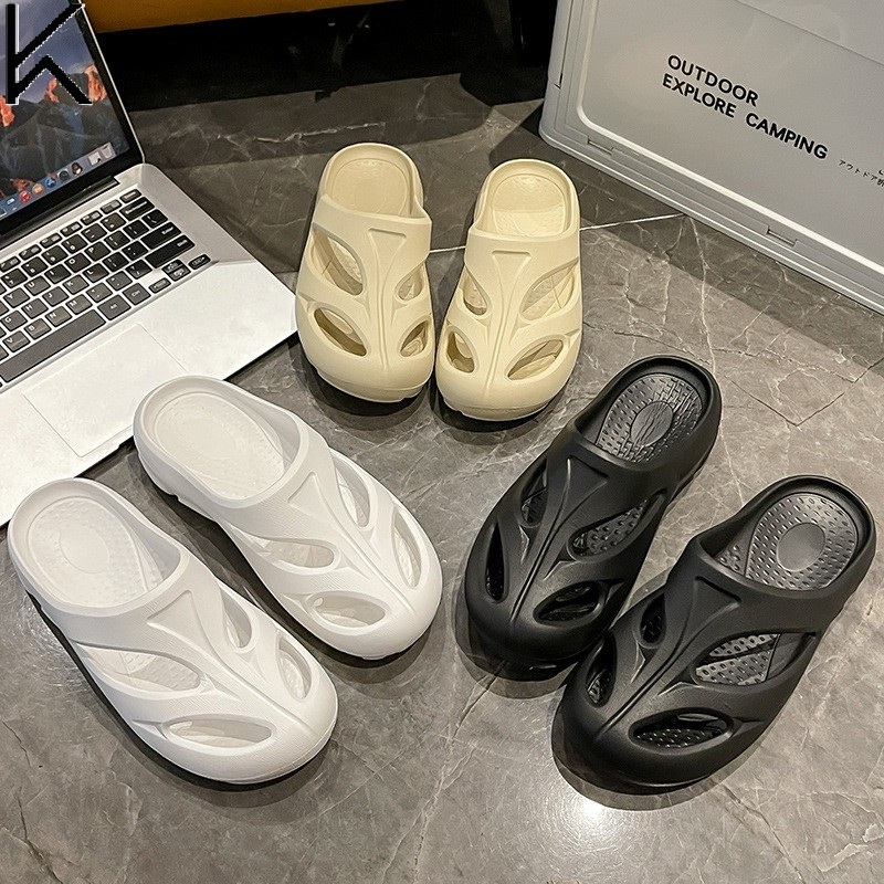 KAVA - Sandal Slide Shanti Pria Wanita Size 36-45 - Sandal Slip On - Sandal Selop - Sandal Karet