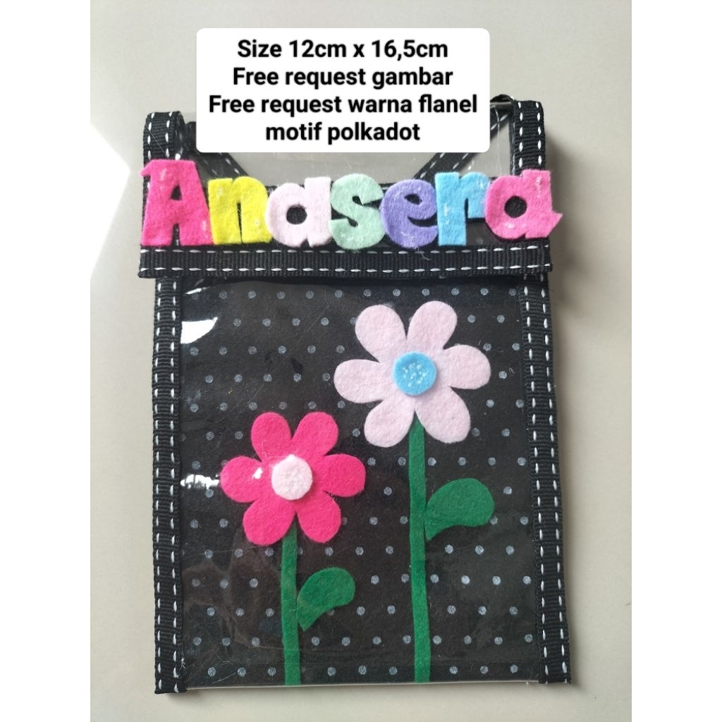 

Tempat Tabungan Flanel Motif Polka