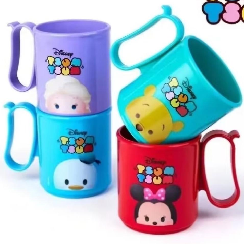 Tupperware Disney Tsum Tsum Micro Mug 1Pc ecer Satuan gelas minum anak tumbler plastik elsa frozen a