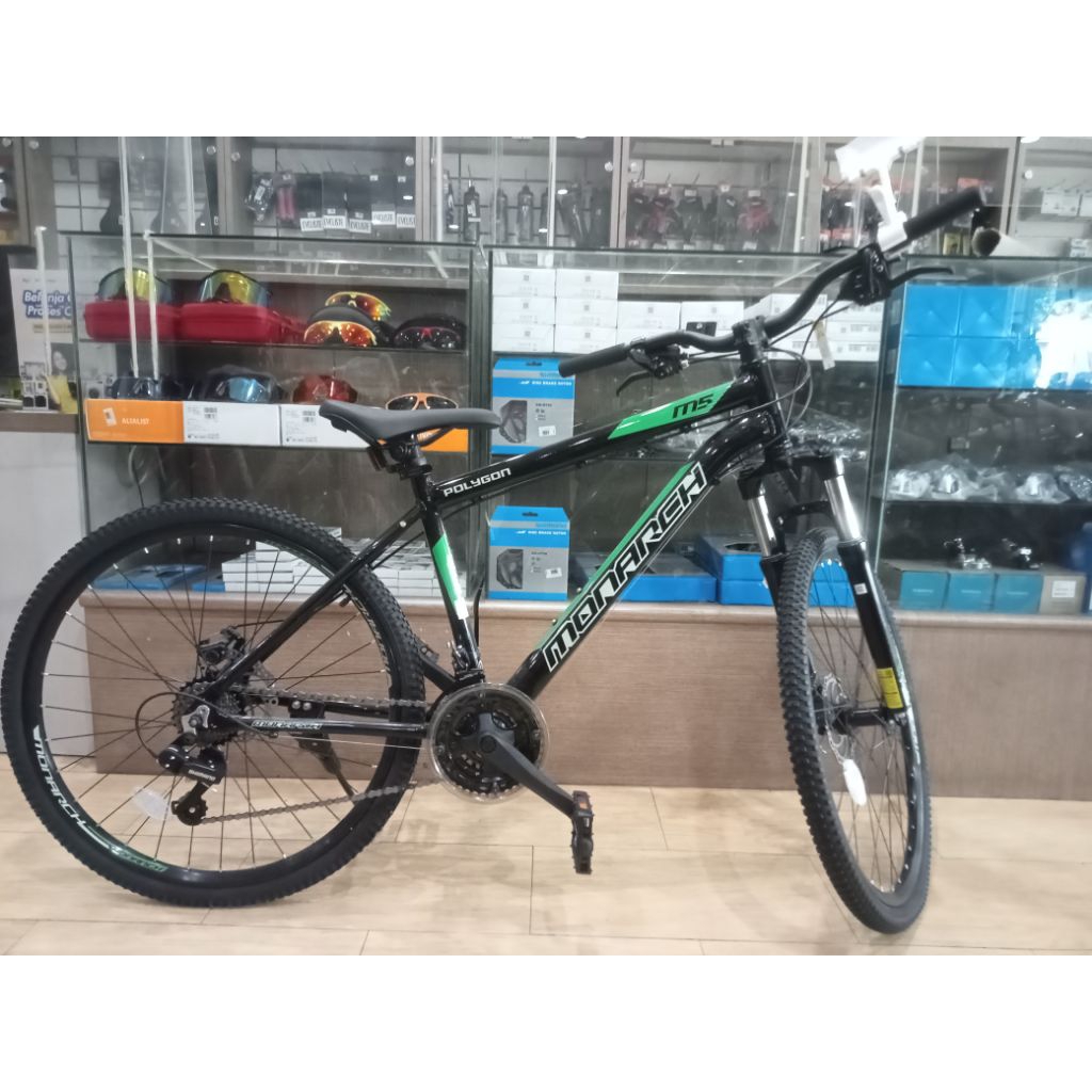 Sepeda MTB Polygon Monarch 5 26" inch black- new original