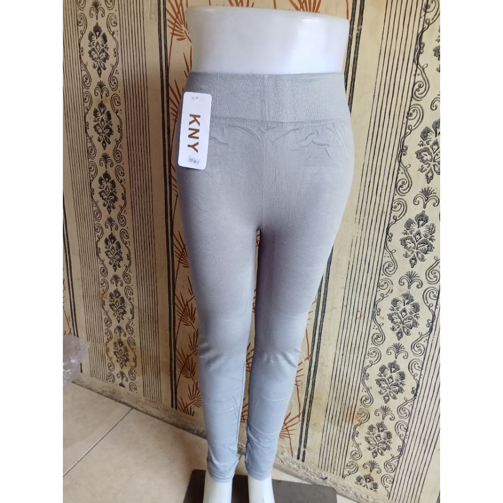 legging kny panjang abu muda