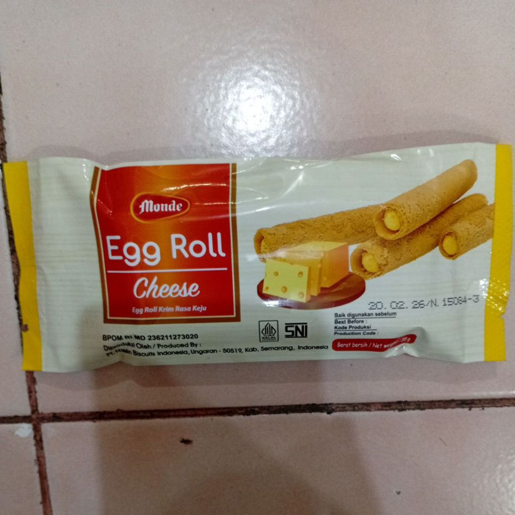 

Monde Egg Roll Cheese Ecer 35 Gr