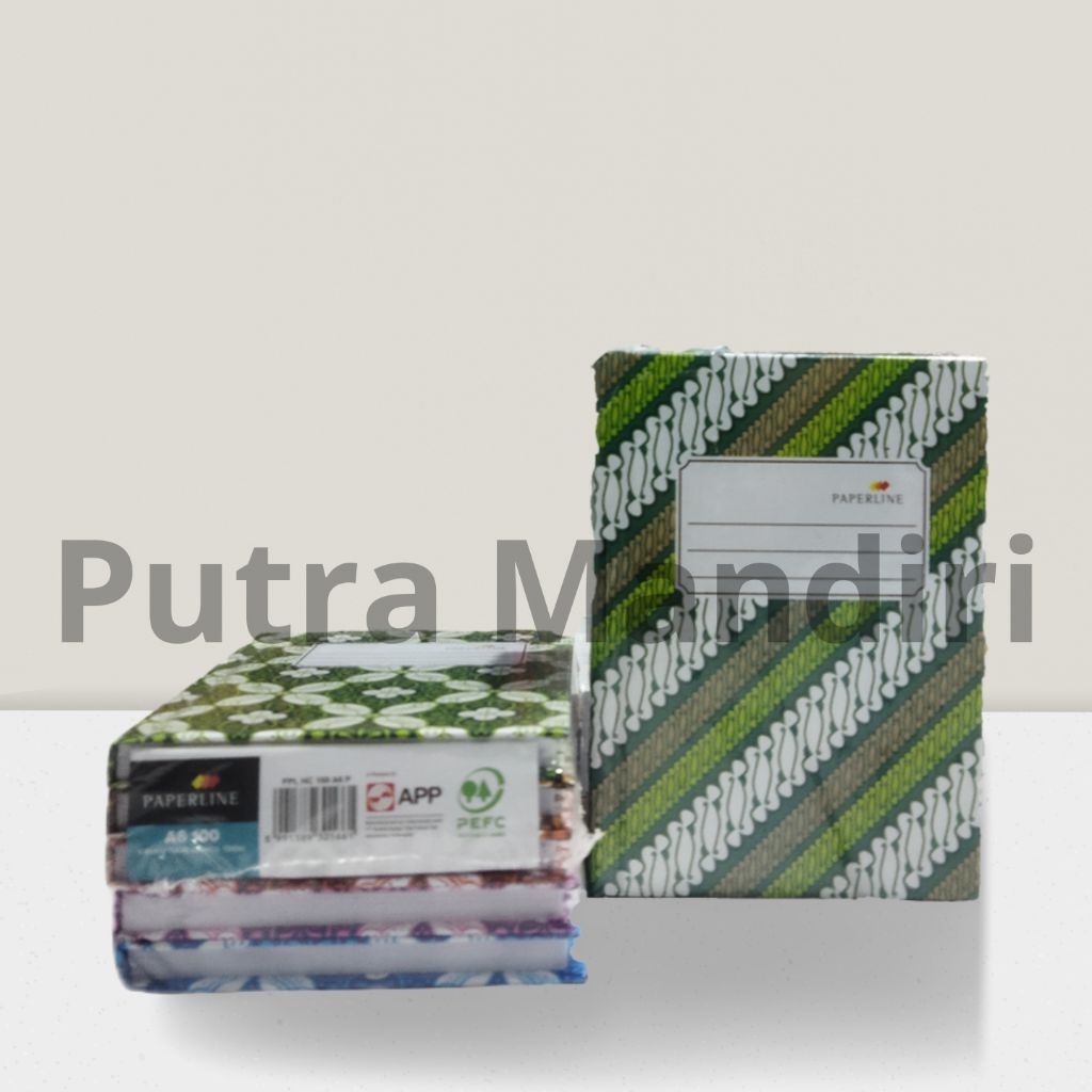 

Buku Tulis Quarto 100, Paperline ukuran A6 isi 5 buku