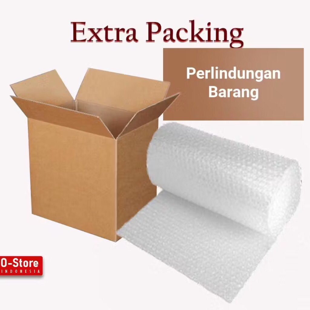 

EXTRA PACKING | Tambahan Kemasan Packing Khusus Bubble/ Kertas/ Kardus/ Karung