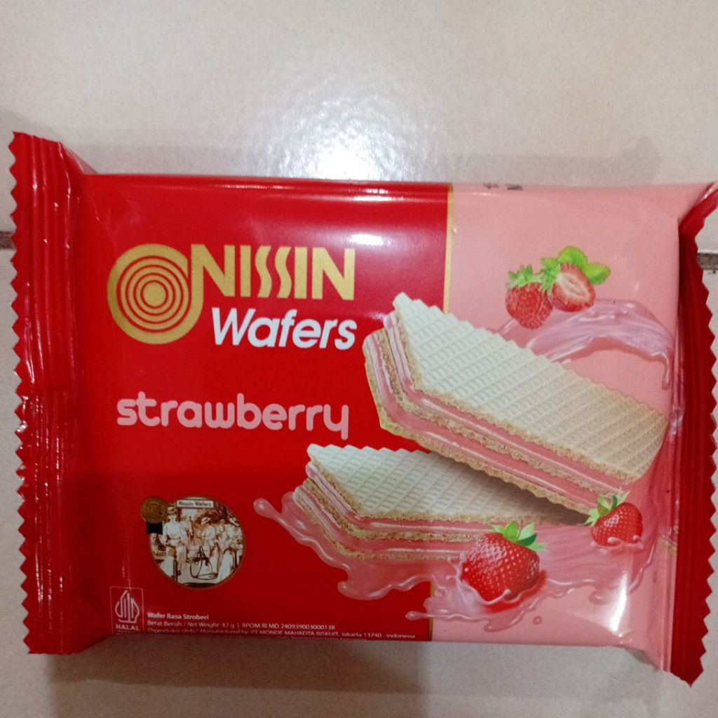 

Nissin Wafers Strawberry 42 gr