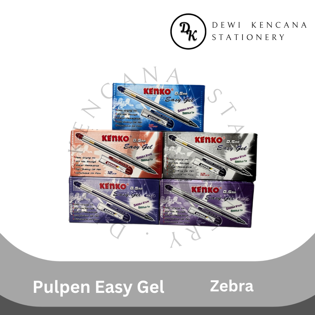 

Kenko Pulpen Easy Gel 0.5 Eceran 1 pcs