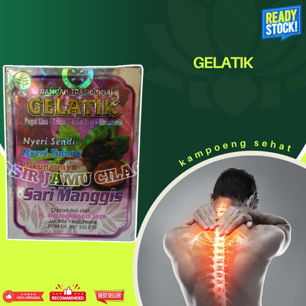 

Gelatik Jamu Serbuk Pegalinu Nyeri Tulang Asli 100% Ampuh