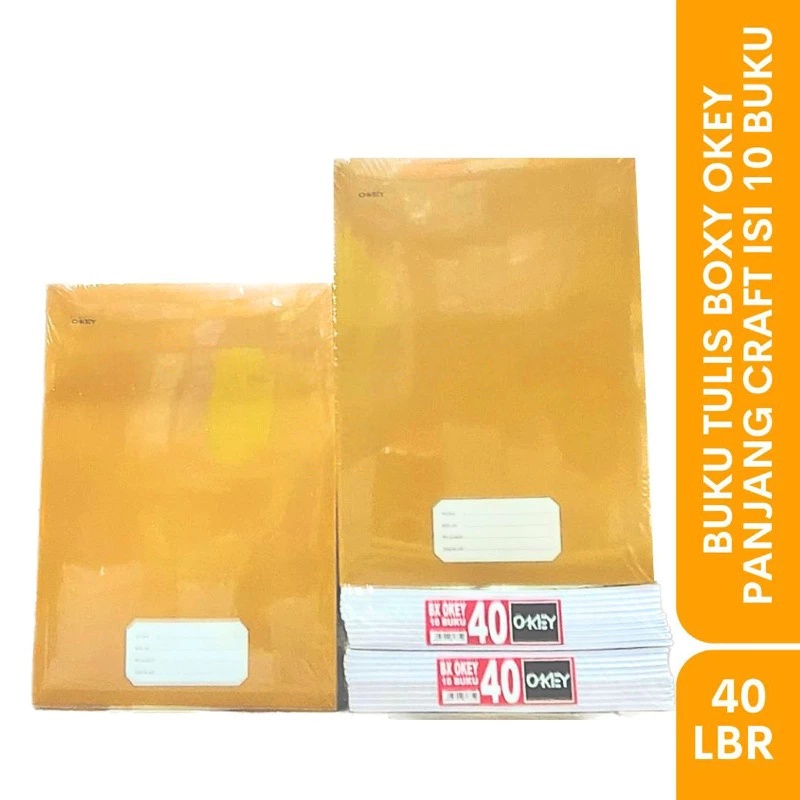 

[ 10 PCS ] BUKU TULIS OKEY 40 PANJANG