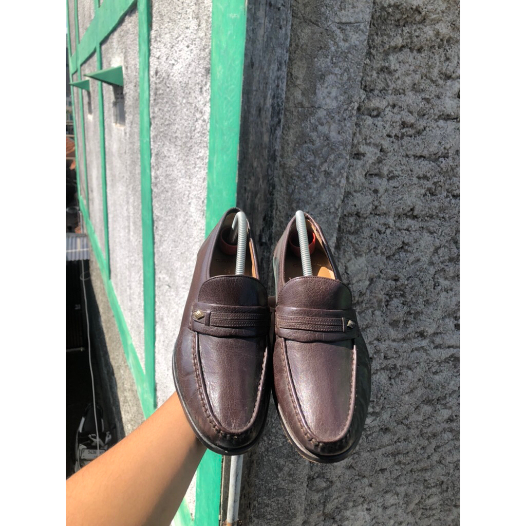 Camel Vintage Loafers Shoes