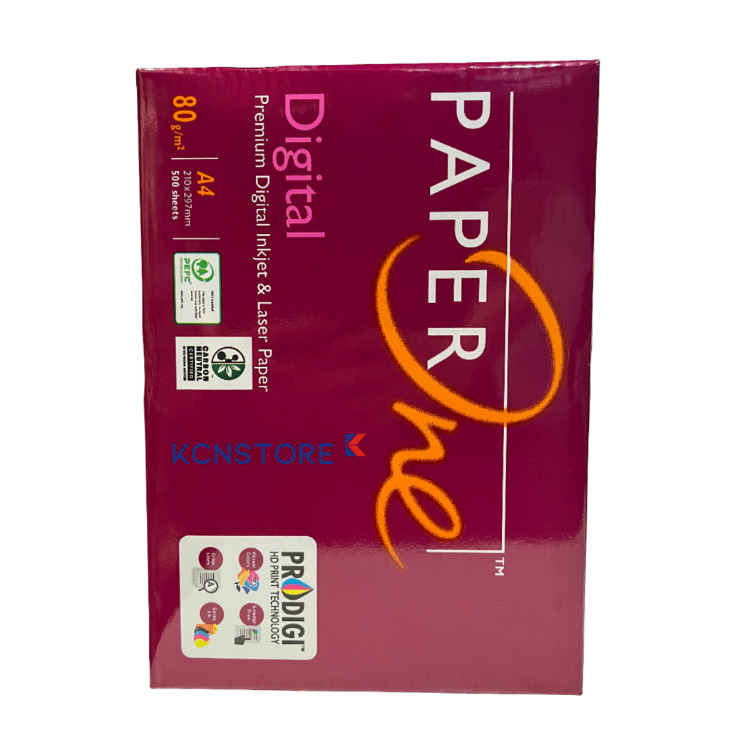 

Kertas PaperOne Paper One A4 80 GSM 210 x 297 mm