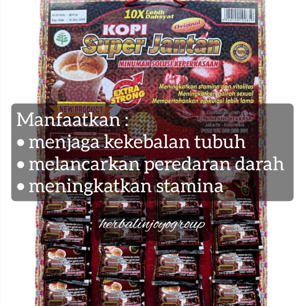 

herbalinjoyogroup|kopi spr jntn papan 20 sachet