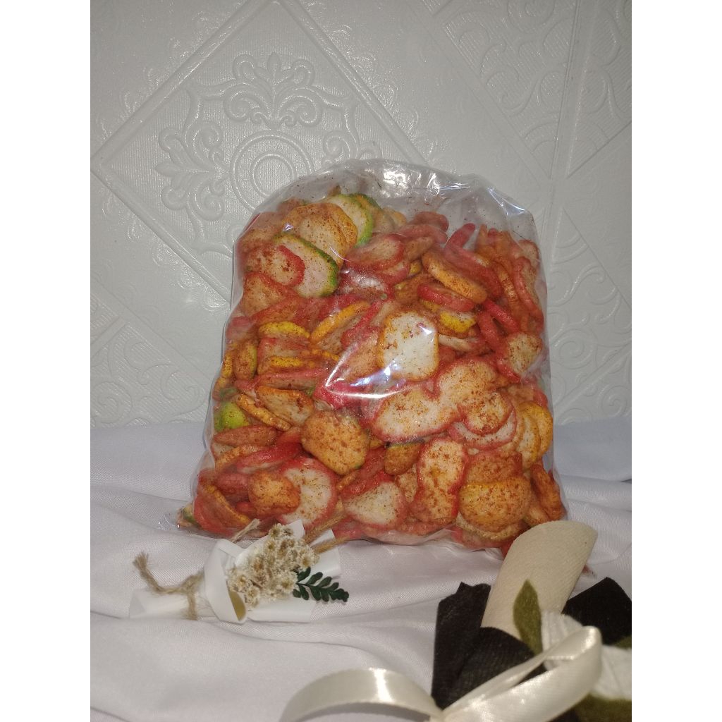 

kerupuk seblak pedas - 200 gram - kerupuk viral