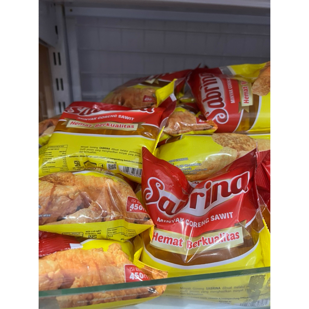

Minyak goreng sabrina 450ml