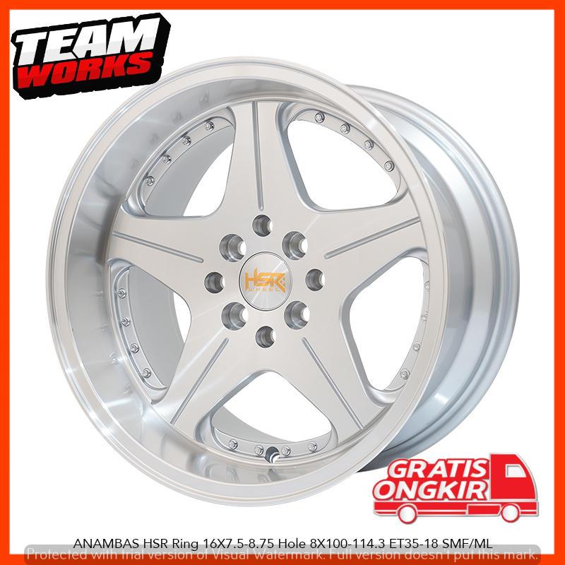 VELG MOBIL RACING RING 16 LEBAR BELANG UNTUK MOBIL JAZZ BRIO LIVINA XENIA VELK HSR ANAMBAS R16