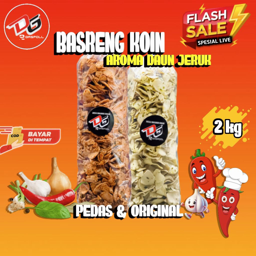 

BASRENG KOIN DAUN JERUK 2Kg