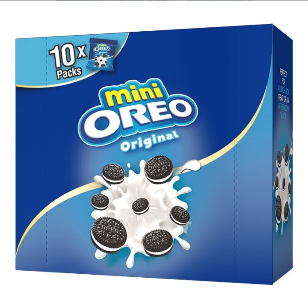 

(Misha) Oreo Mini Biskuit Krim Box 10 x 20.4 g | Pouch 61,3g