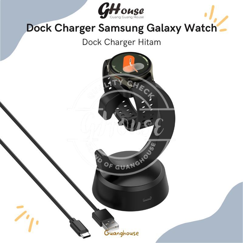 Ay00 Dock Charger Samsung Galaxy Watch Series / Kabel Charger Dudukan Samsung Galaxy Watch Series