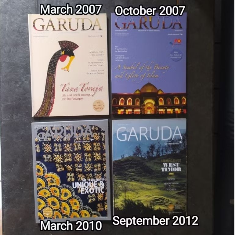 Majalah Bahasa Inggris Garuda the Magazine of Garuda Indonesia