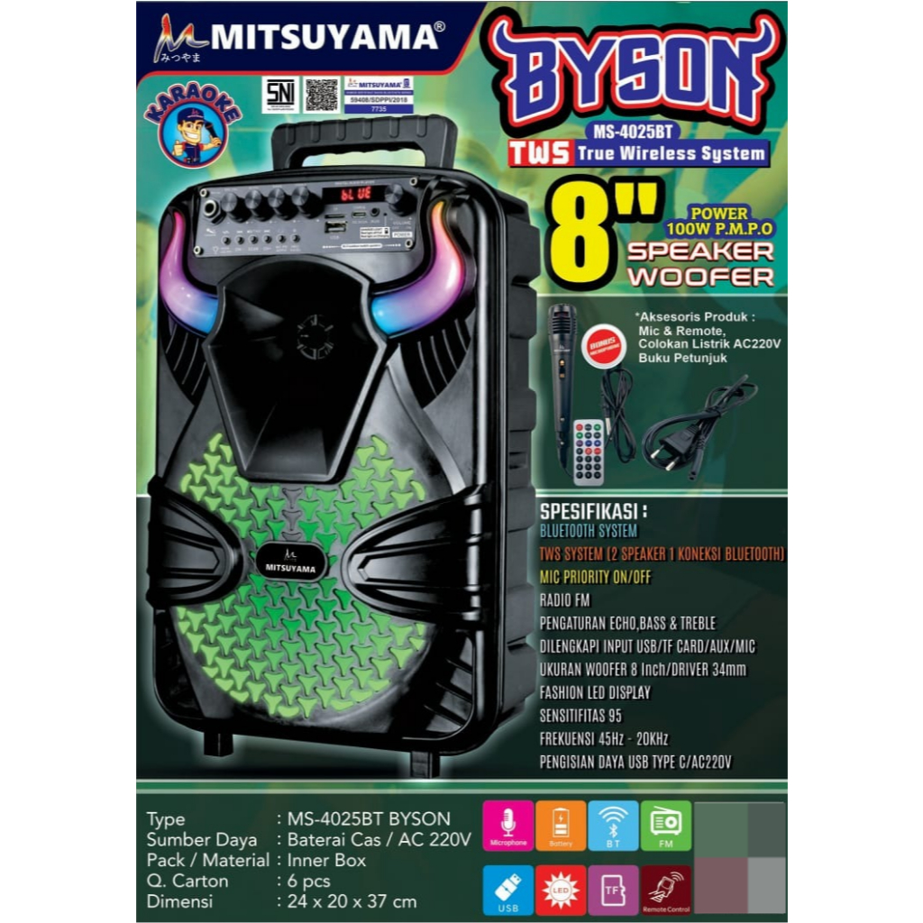 SPEAKER 8" BYSON MITSUYAMA