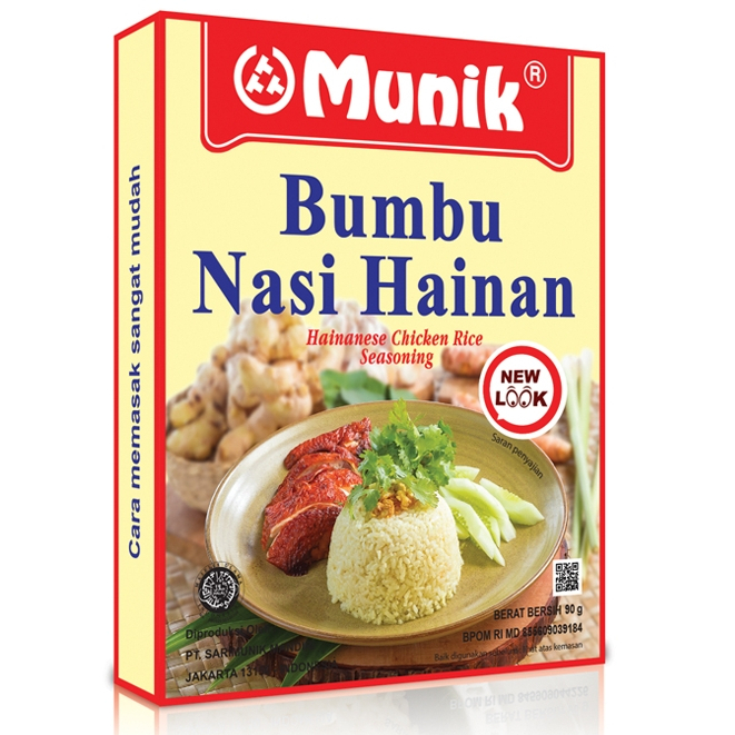 

MUNIK BUMBU INSTAN NASI HAINAN 90 GR Hainanese Chicken Rice Seasoning