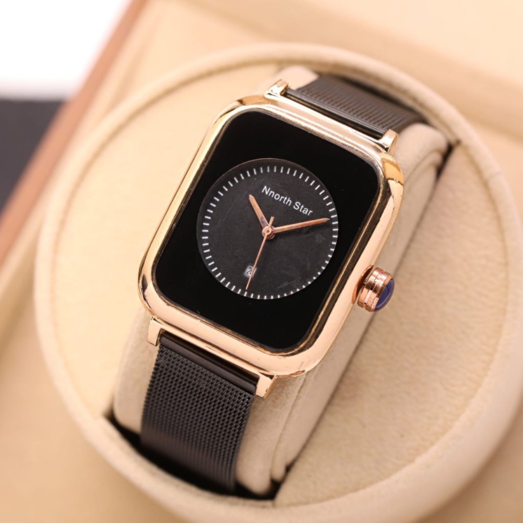 Bisa ✅️COD✅️ Jam Tangan Wanita Rantai Pasir Analog North Star