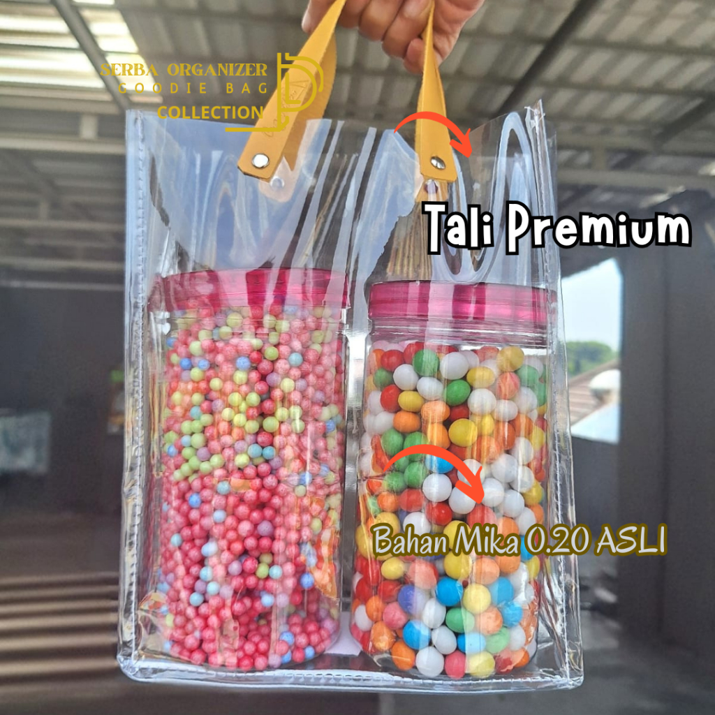 

Tas Hampers Murah /Tas Souvenir /tas Mika Transparan /tas organizer /Tas Toples silinder / Tas botol