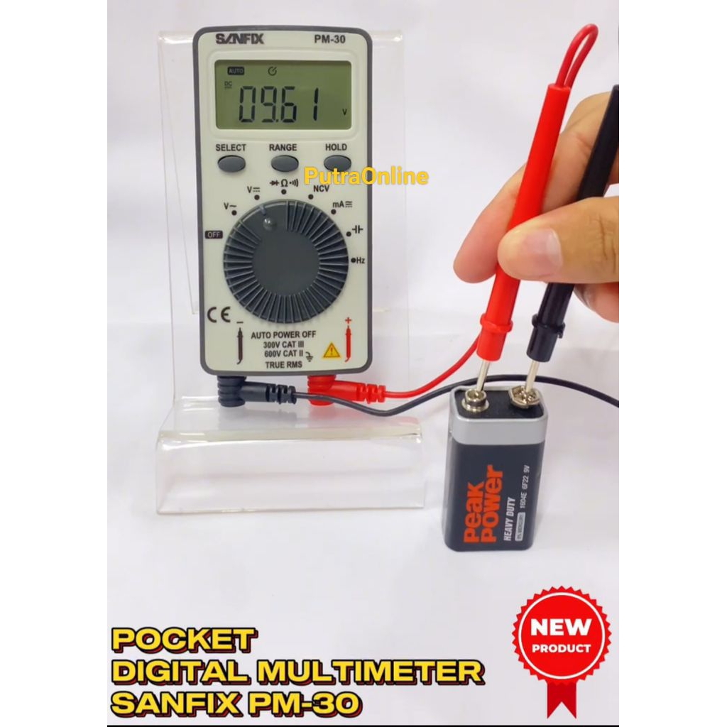 Multimeter Digital Sanfix PM-30 / Multi Tester Digital Sanfix PM30