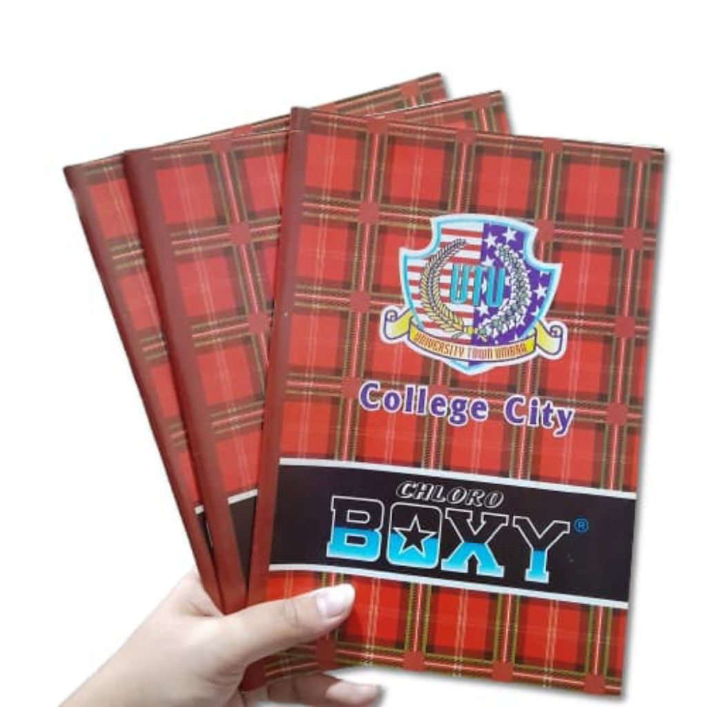 

[SATUAN - ECERAN] 1PCS Buku Tulis Boxy Campus uk. Panjang 38lbr