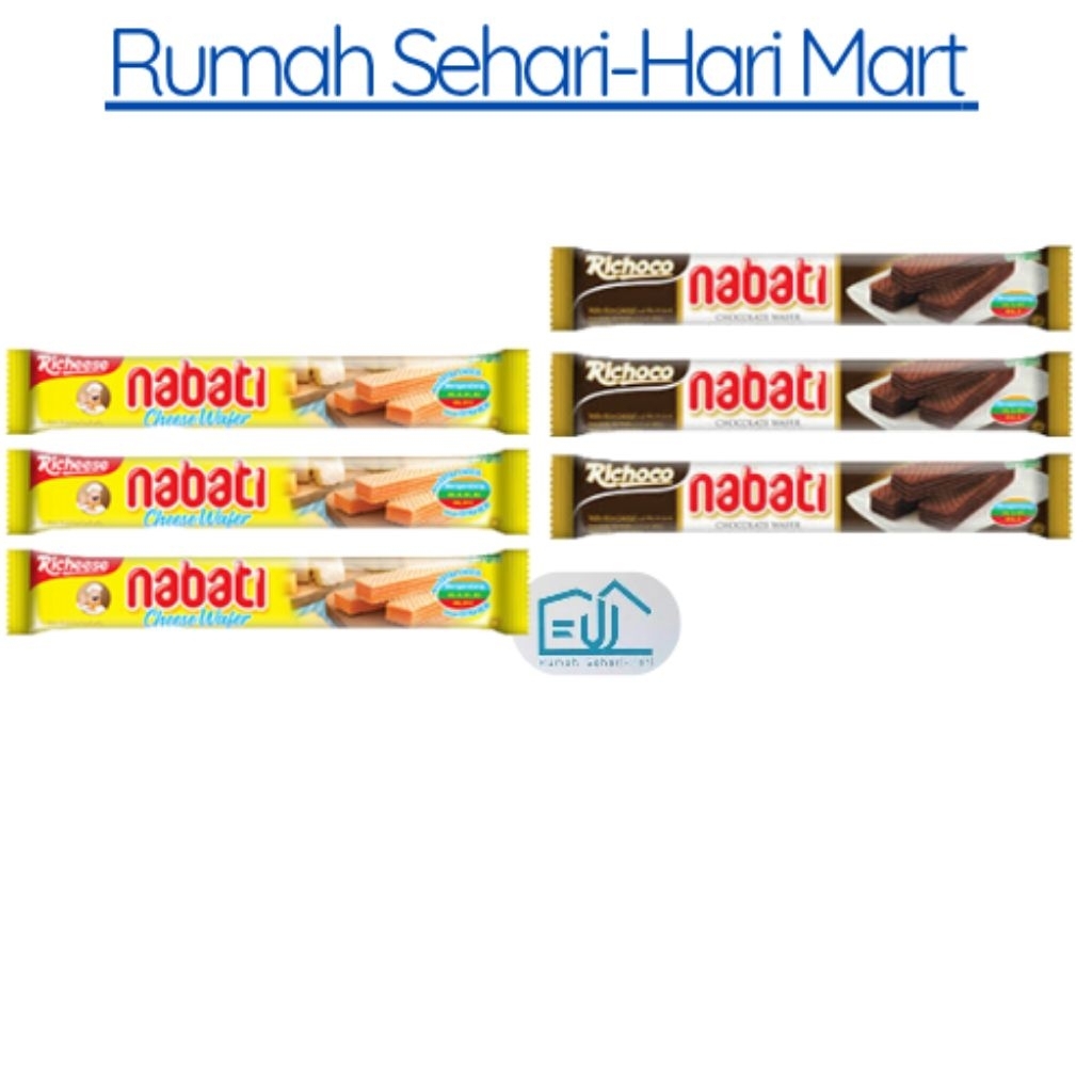 

Nabati Richeese & Richoco Wafer – Krim Keju & Coklat | Wafer Nabati Lembut & Renyah (isi 20)box
