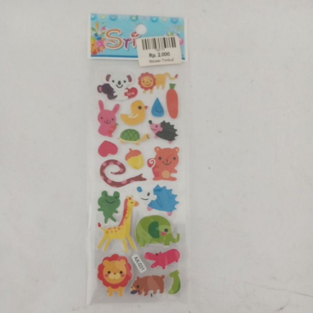 

mainan anak sticker timbul AX031