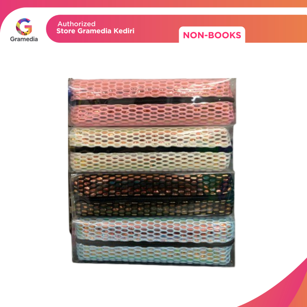 

Gramedia Kediri-kako pencase slim metalic net