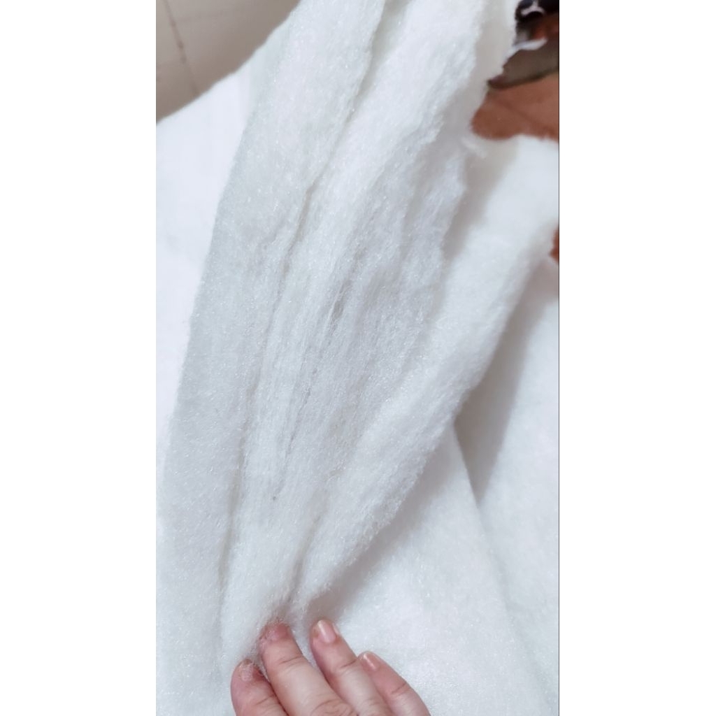 silikon dacron padding lembaran tebal 10 oz (meteran)lebar 240 cm