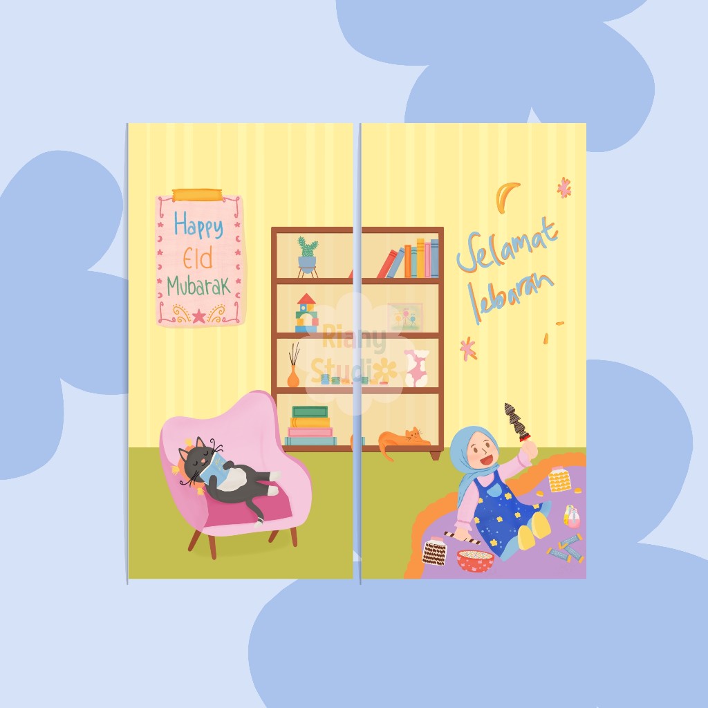 

Riany Studio - Amplop Lebaran Janna vs Katty (Isi 5 Pcs)