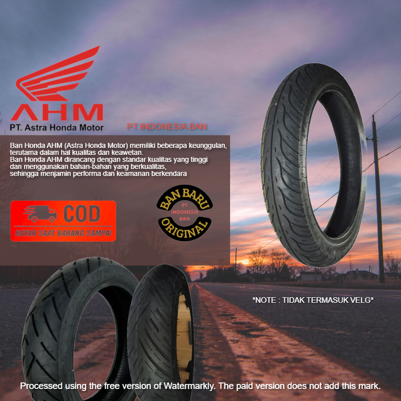 [COD] BAN LUAR AHM 120/70-14 K25 TUBELESS
