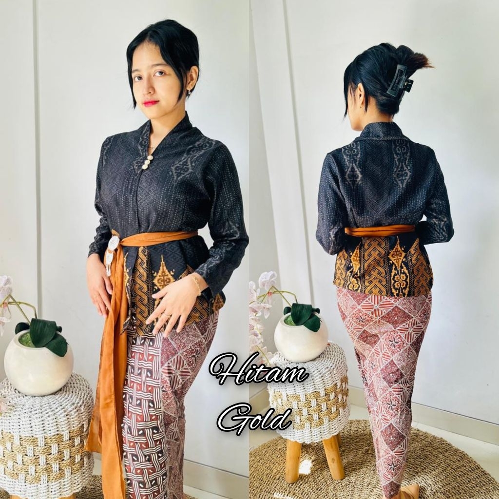 Kebaya Kartini sutra dobby