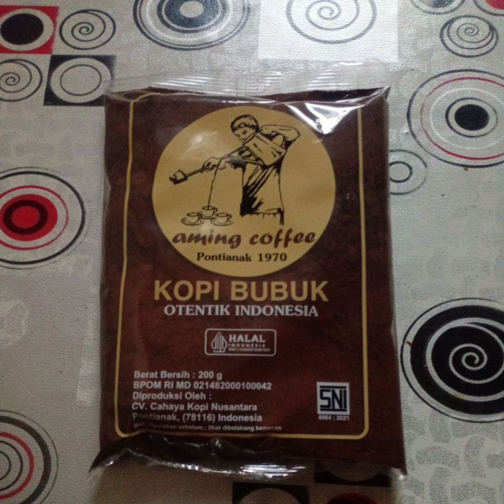 

Kopi bubuk aming 200gram free bubble warp