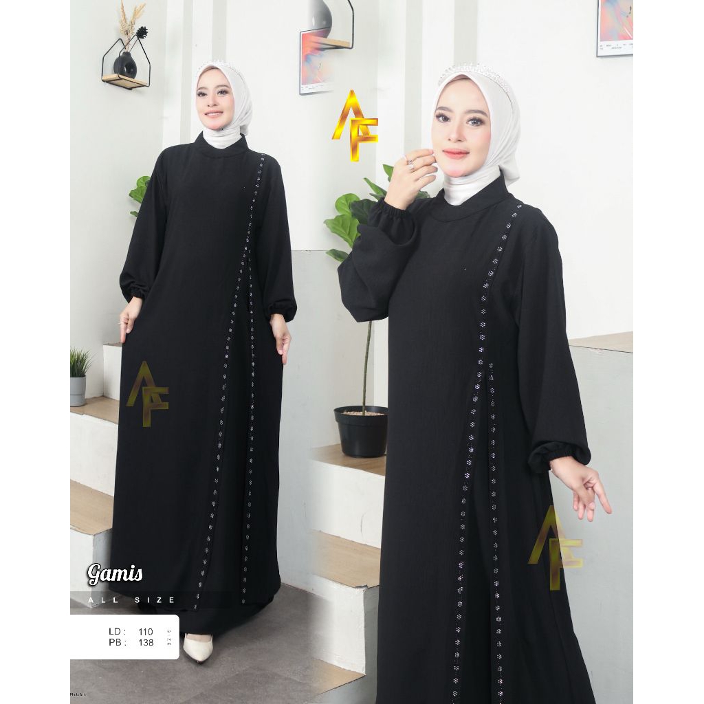 gamis kekinian laura dress