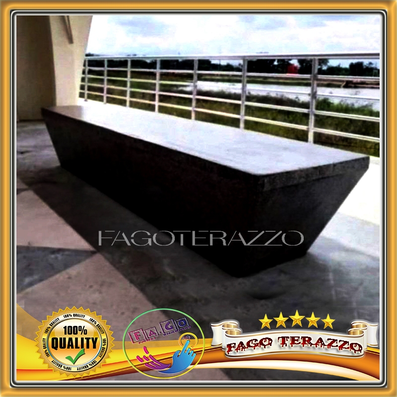 Bangku taman teraso Furniture Minimalis Teraso | Bangku Panjang Terazzo outdoor indoor