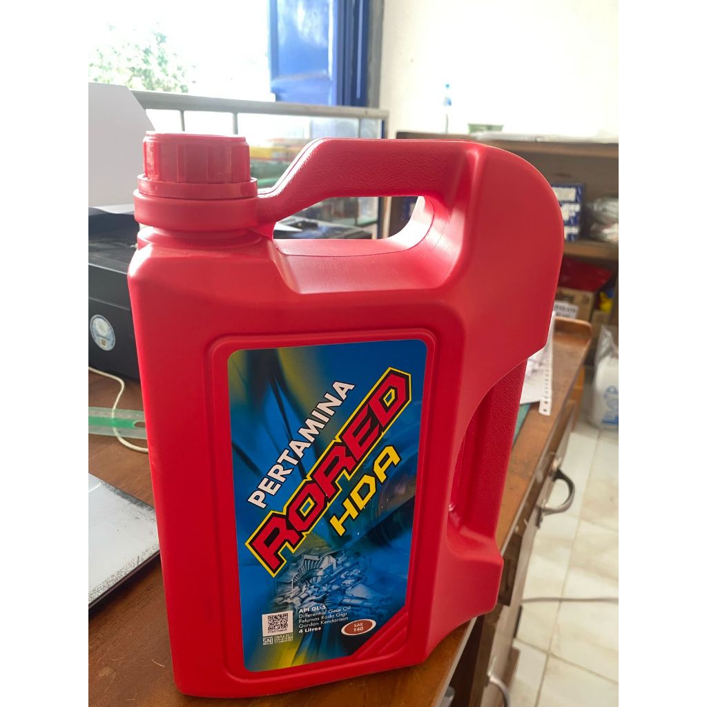 OLI GARDAN RORED HDA SAE 90 DAN RORED HDA SAE 140 4 LITER PERTAMINA