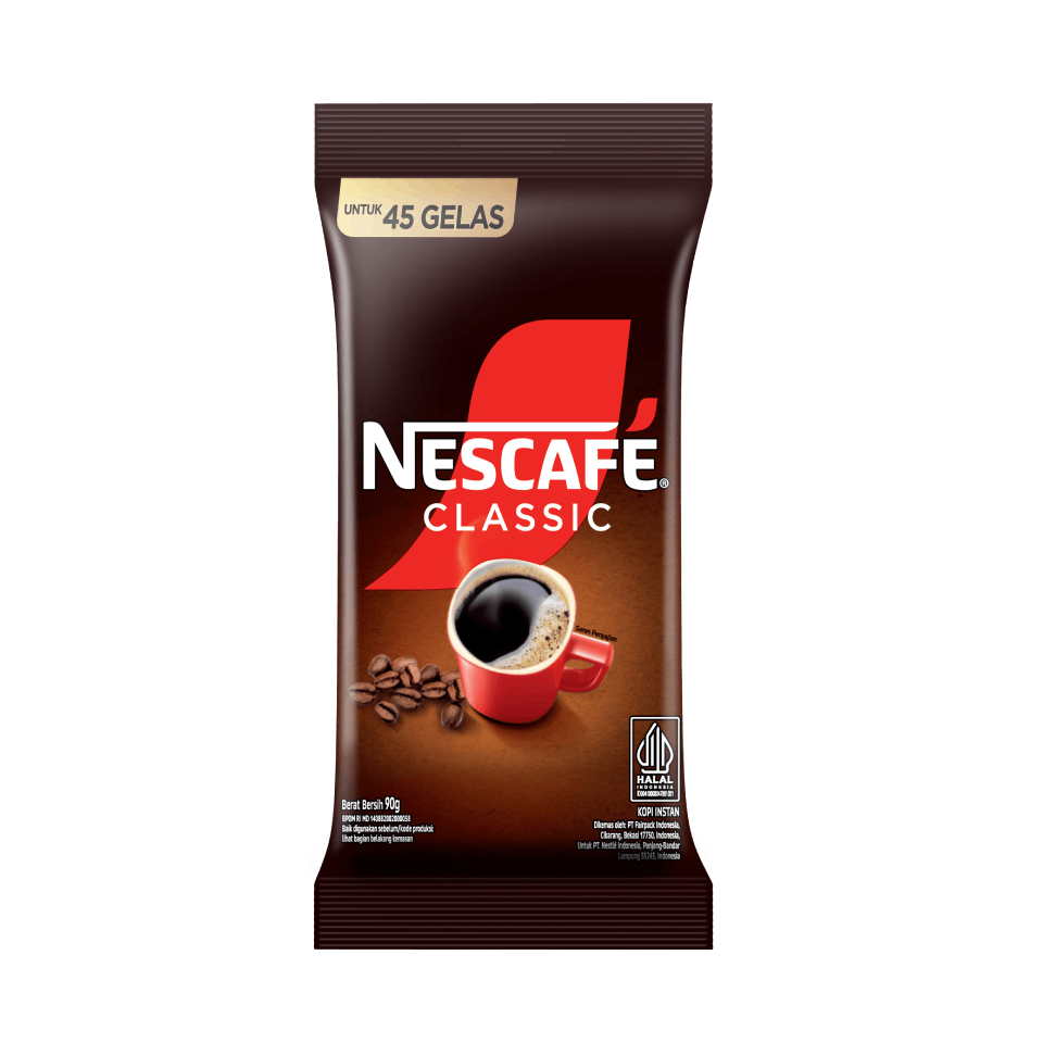 

[oddsolshop] pekanbaru/Nescafe Classic Bag 120GR Bubuk Minum Kopi Instan Serbuk Minuman Coffee Powder
