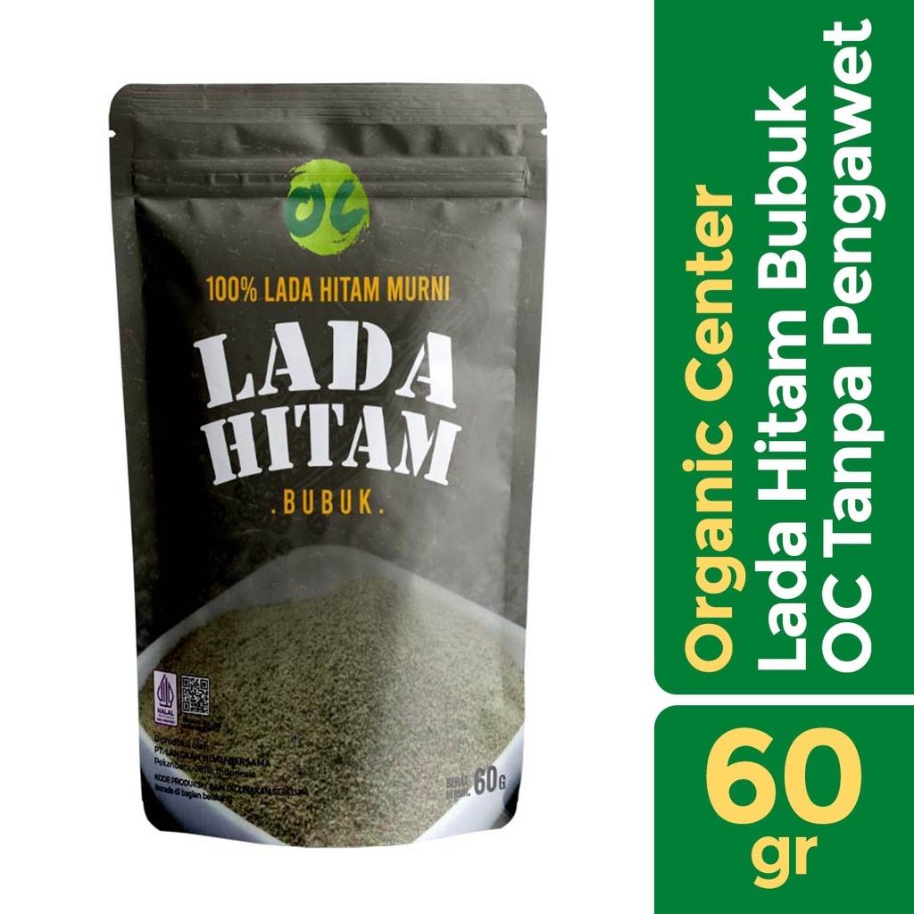 

[oddsolshop] pekanbaru/Organic Center Bubuk Lada Hitam 60GR / OC