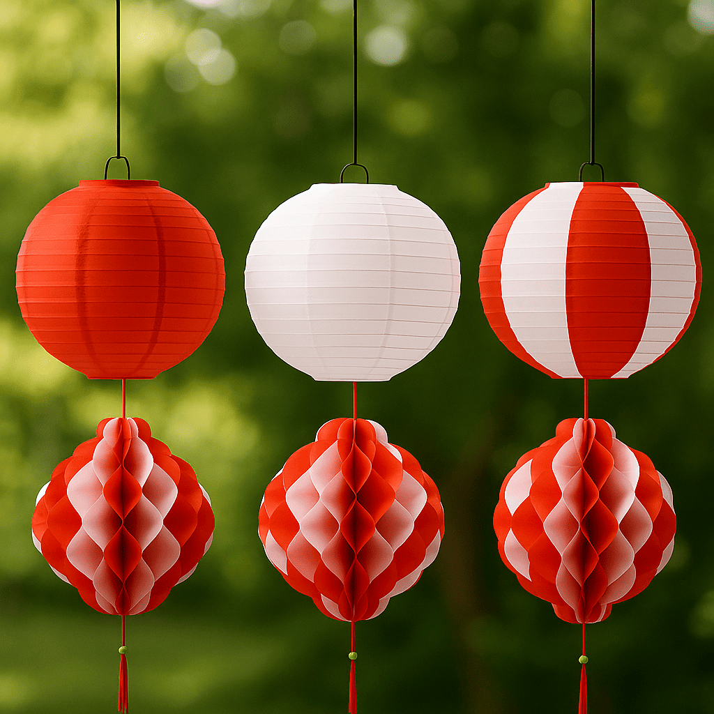 Lampion 17 Agustus Dirgahayu Indonesia / Lentera Pawai Kemerdekaan Agustusan Dekorasi Hiasan Outdoor