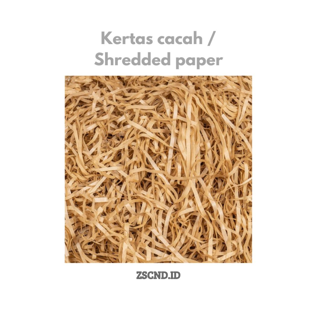 

Kertas serut / kertas cacah / potongan kertas / shredded paper paper kraft 20 gram
