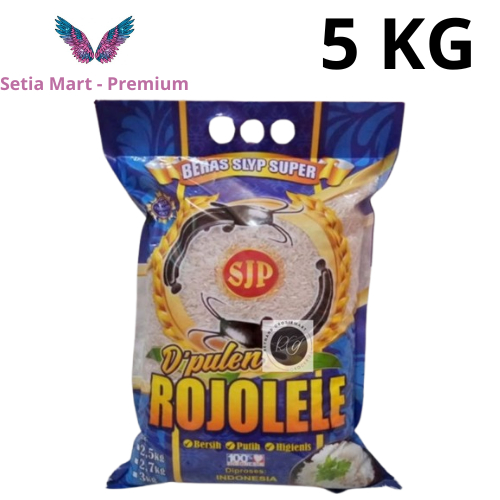

BERAS SUPER PREMIUM Rojolele SJP Biru 5 Kg Putih-Wangi-Pulen
