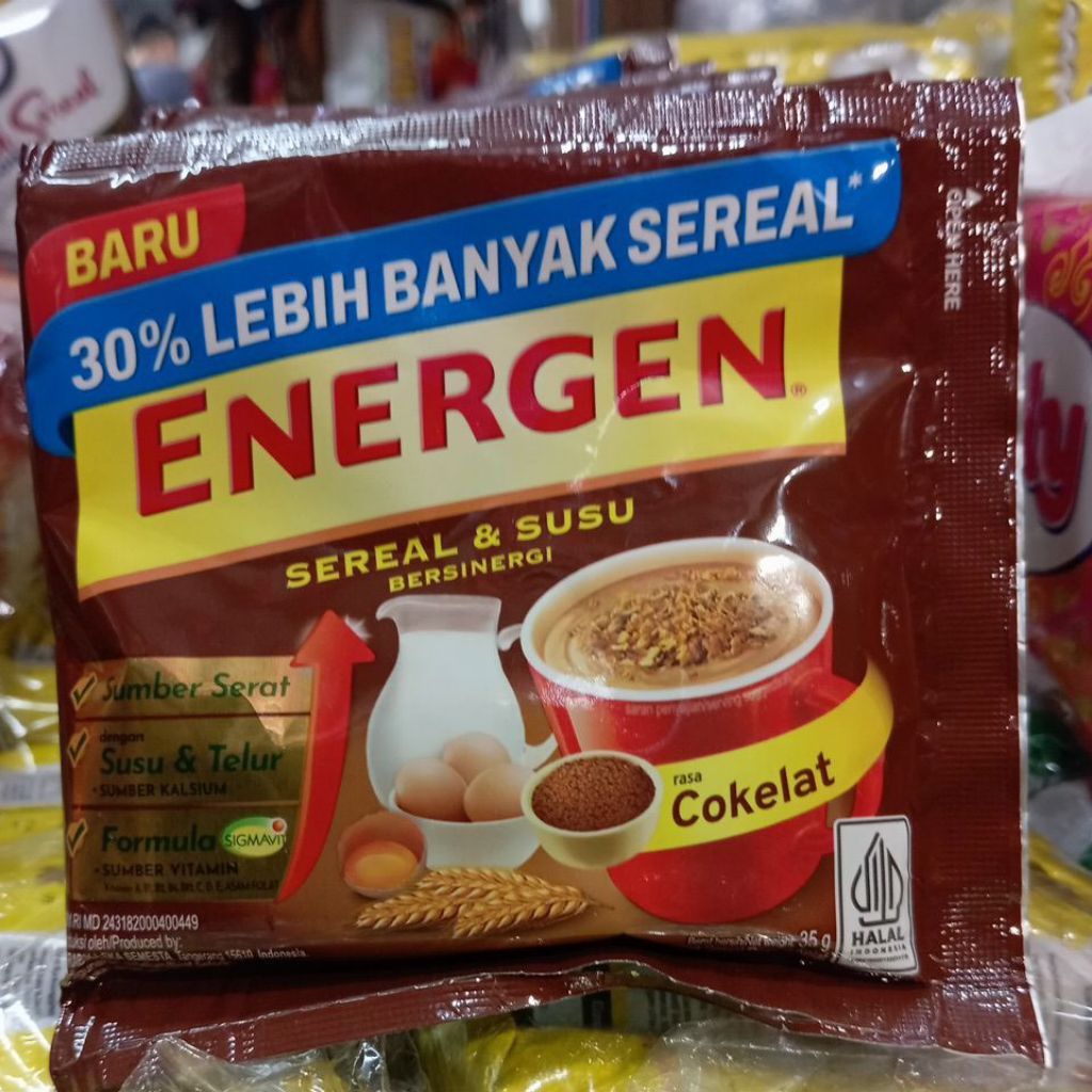 

Energen sereal + susu