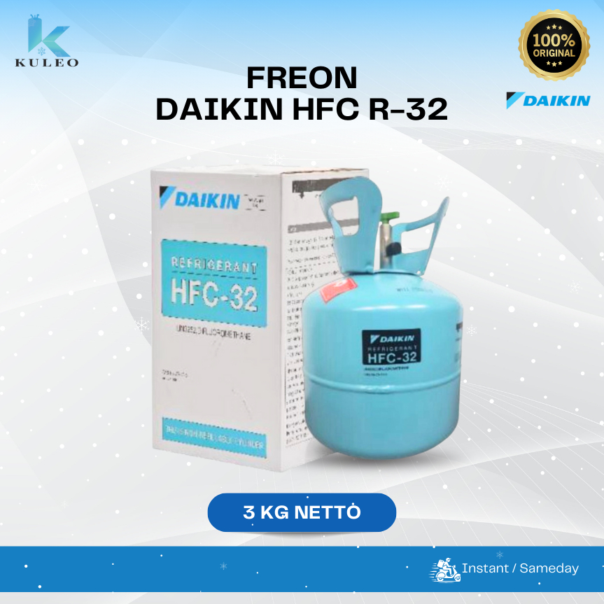 Freon DAIKIN HFC-R32 3Kg Original | Freon daikin hfc refrigerant32 3KG